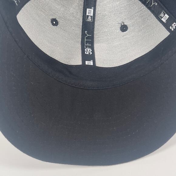 New Era Boston Red Sox Navy Authentic 59FIFTY Fitted Baseball Cap Size 7 3/8 - Picture 6 of 11